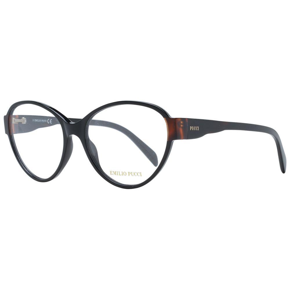 Emilio Pucci Schwarze Kunststoffbrille (Fassung)
