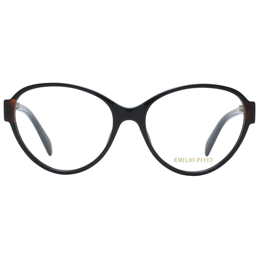 Emilio Pucci Schwarze Kunststoffbrille (Fassung)