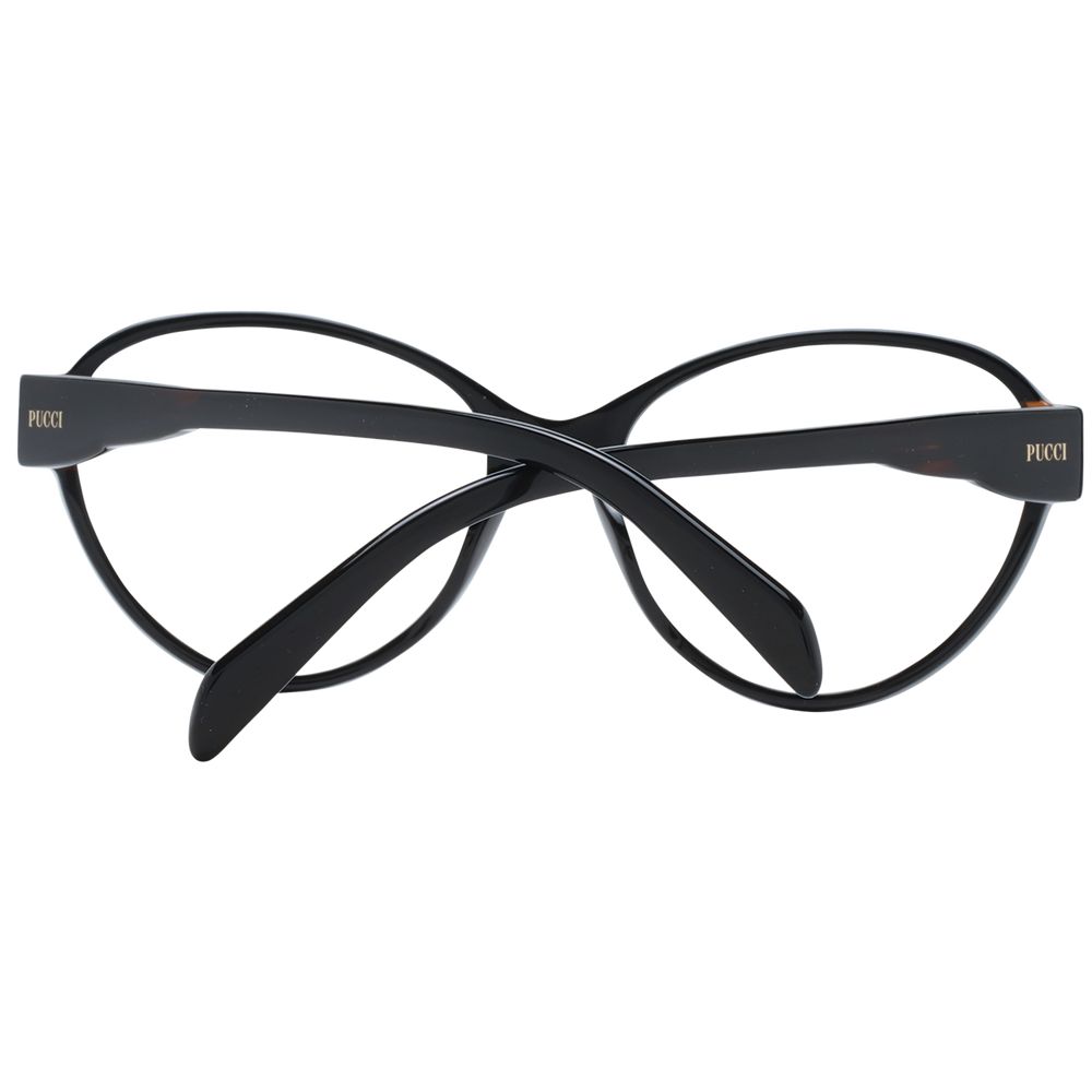 Emilio Pucci Schwarze Kunststoffbrille (Fassung)