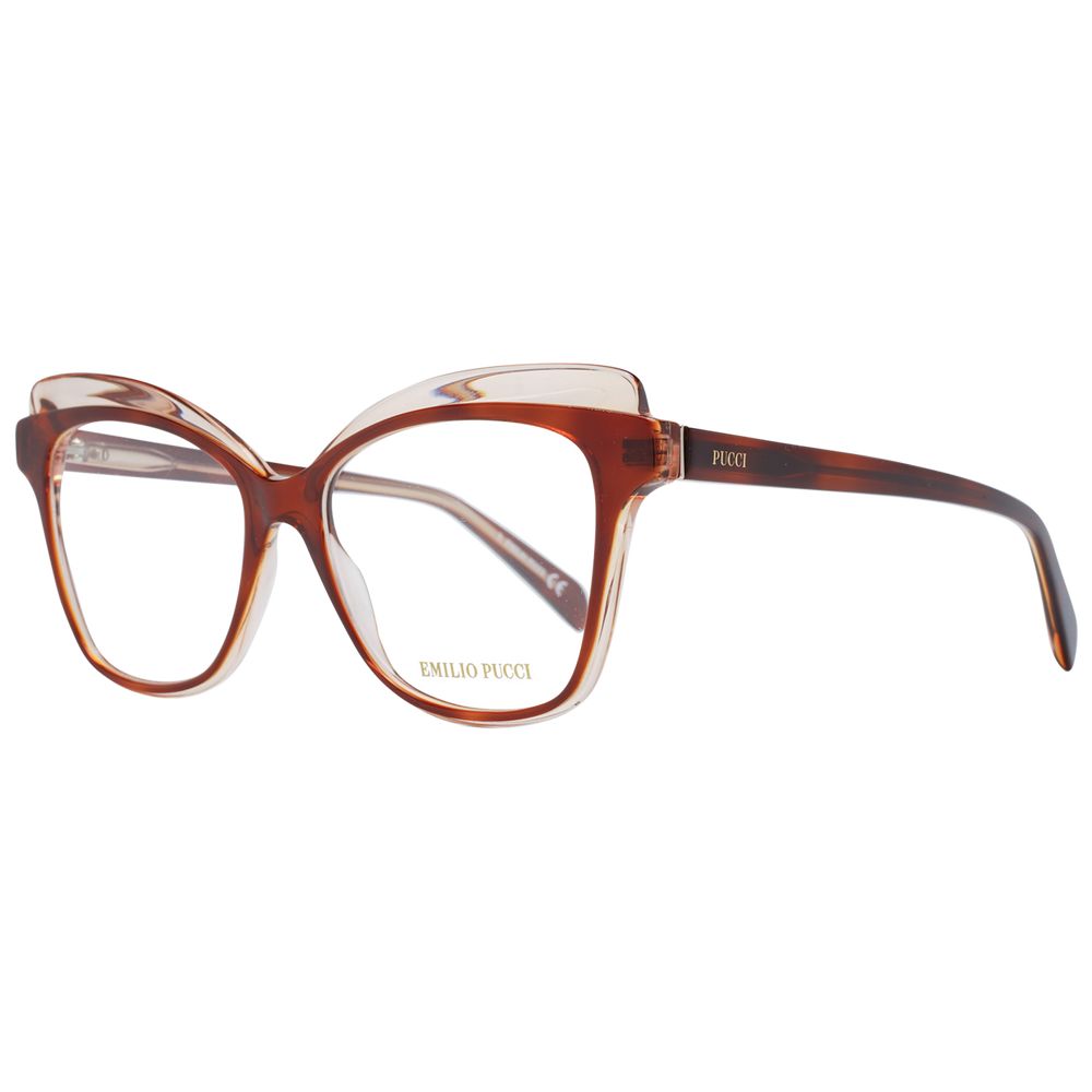 Emilio Pucci Braune Kunststoff-Brille (Rahmen)