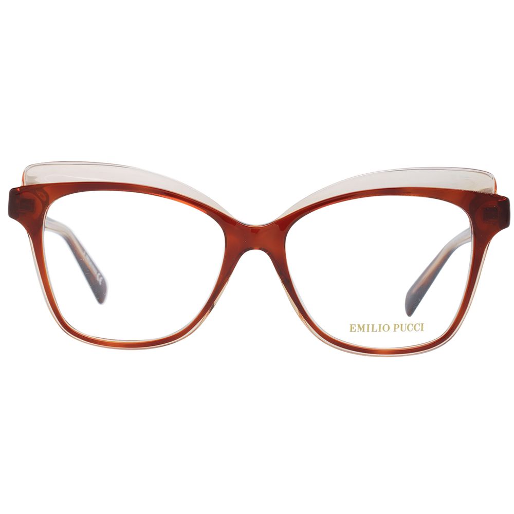 Emilio Pucci Braune Kunststoff-Brille (Rahmen)