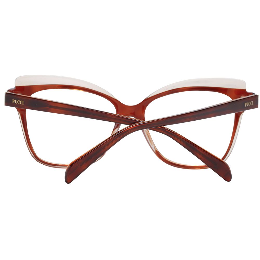 Emilio Pucci Braune Kunststoff-Brille (Rahmen)