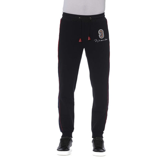 Trussardi Schwarze Baumwoll-Sporthose für Männer