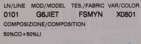 Dolce & Gabbana Weiß-schwarz gestreifte Baumwoll-Leinen-Shorts