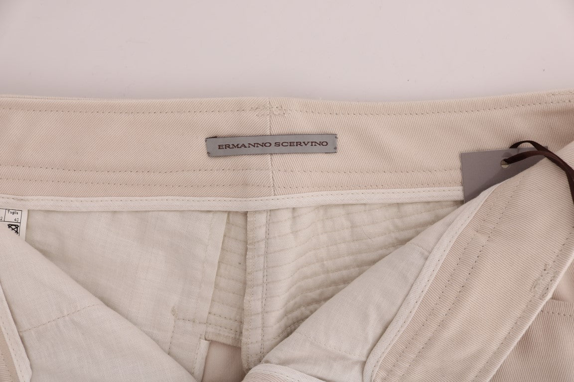 Ermanno Scervino Weiße Slim Fit Freizeitjeans