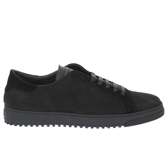 Off-White Schwarzes Kalbsleder Damen Sneaker