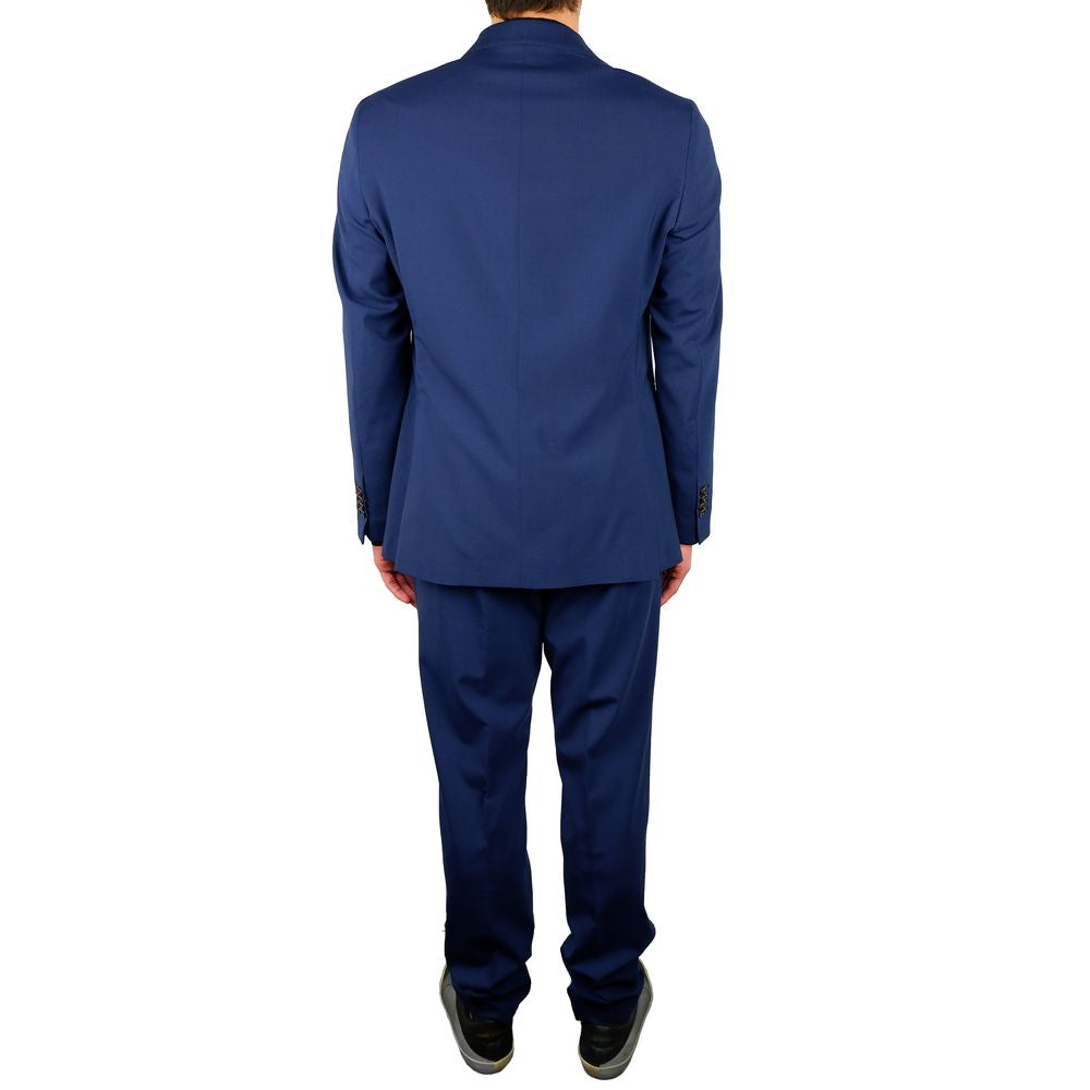 Aquascutum Eleganter zweiteiliger Anzug aus einer Wollmischung in Blau