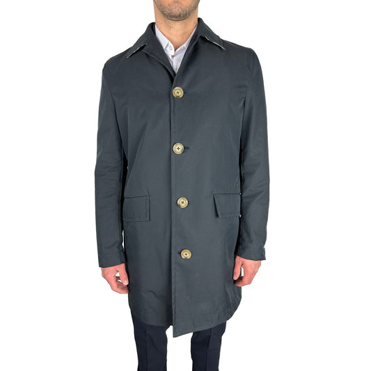 Aquascutum Blaue Baumwolle Männer Jacke