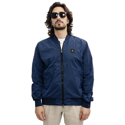 Refrigiwear Erhöhte lässige blaue Bomberjacke