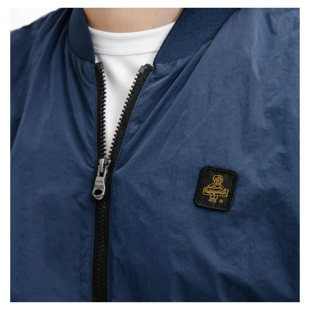 Refrigiwear Erhöhte lässige blaue Bomberjacke