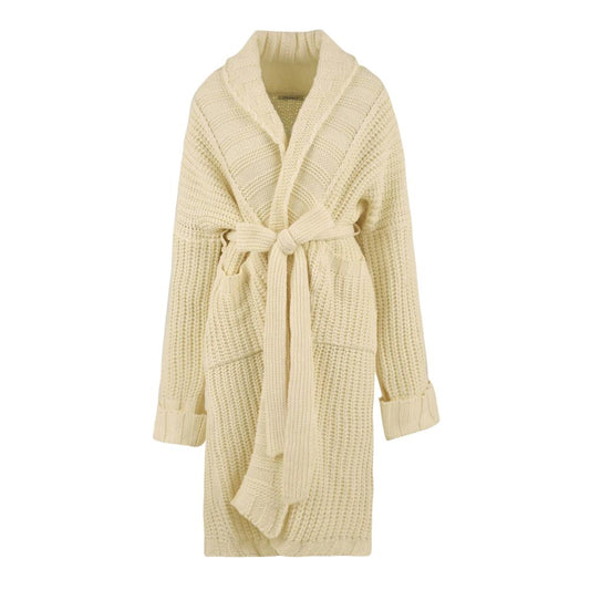 Hinnominate Weiße Marabu Damen Strickjacke