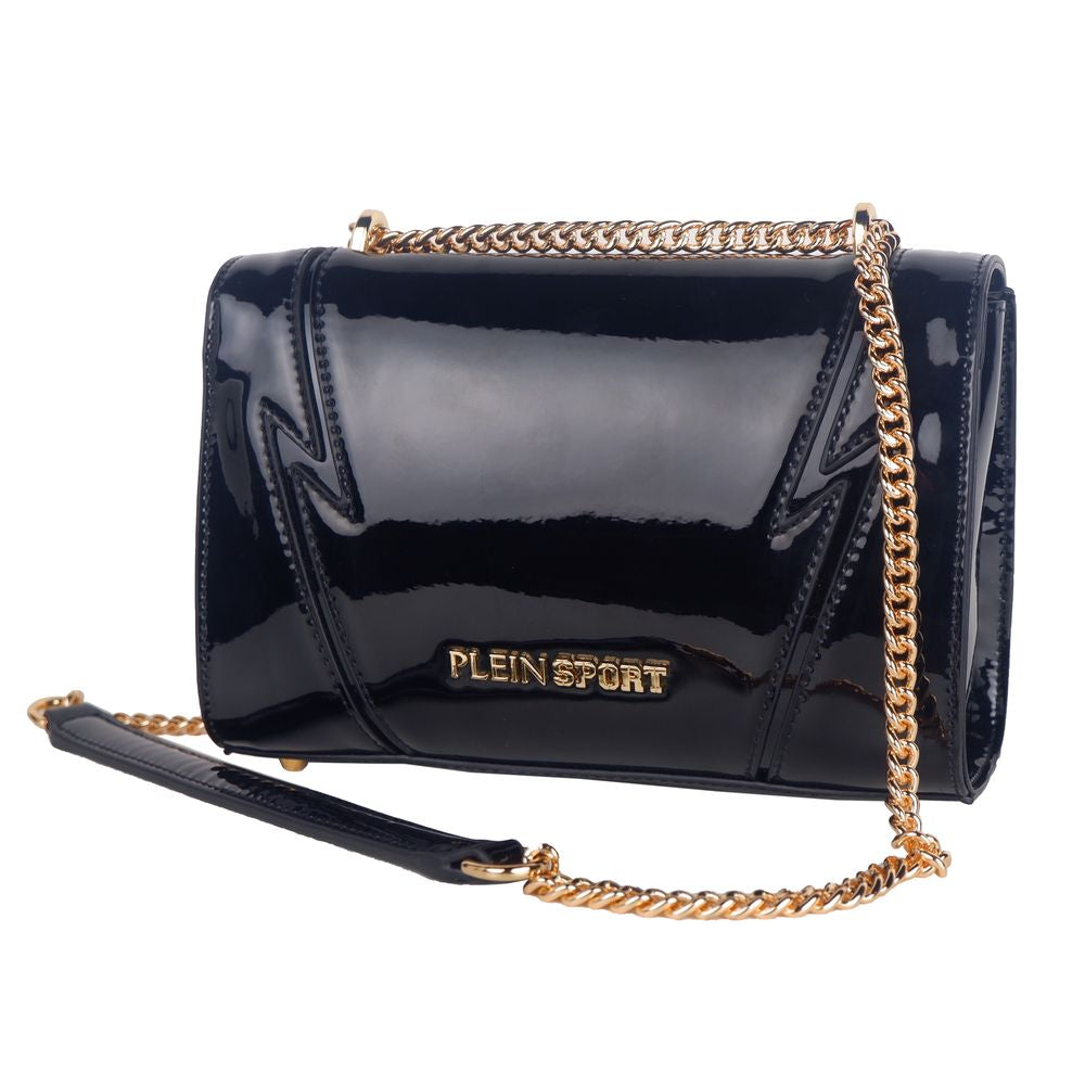 Plein Sport Schwarz Polyethylen Frauen Crossbody Tasche
