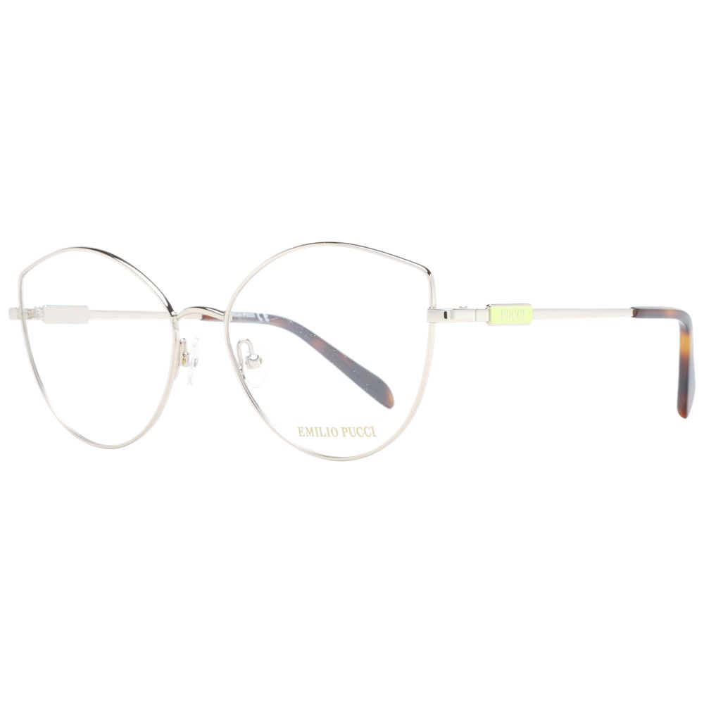 Emilio Pucci Silberne Metallbrille (Fassung)