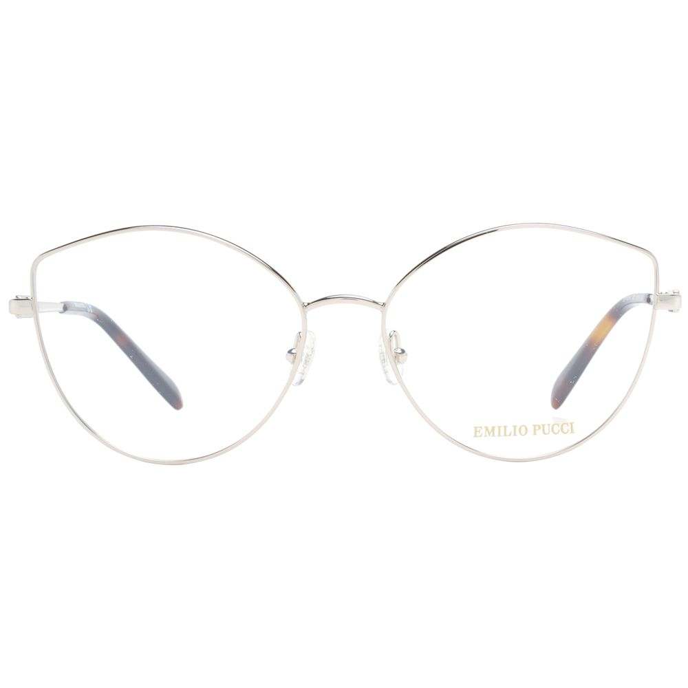 Emilio Pucci Silberne Metallbrille (Fassung)