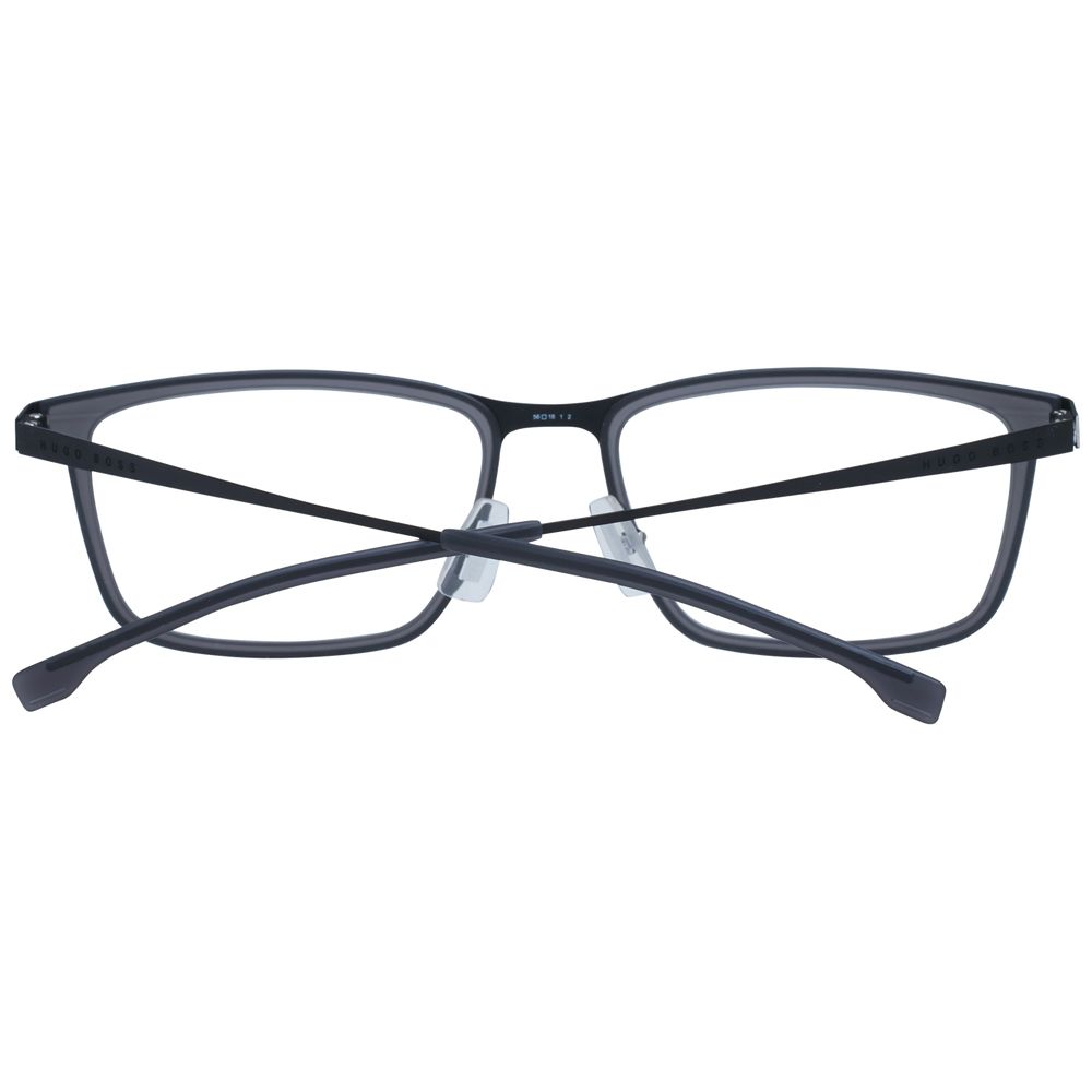 Hugo Boss Graue Edelstahl-Brille (Rahmen)
