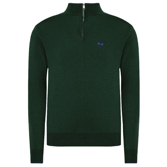 La Martina Grüner Pullover aus Wolle für Männer