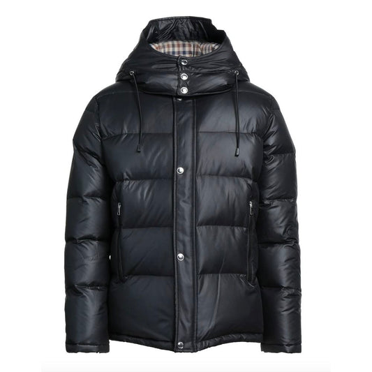 Aquascutum Schwarze Polyester Herren Jacke