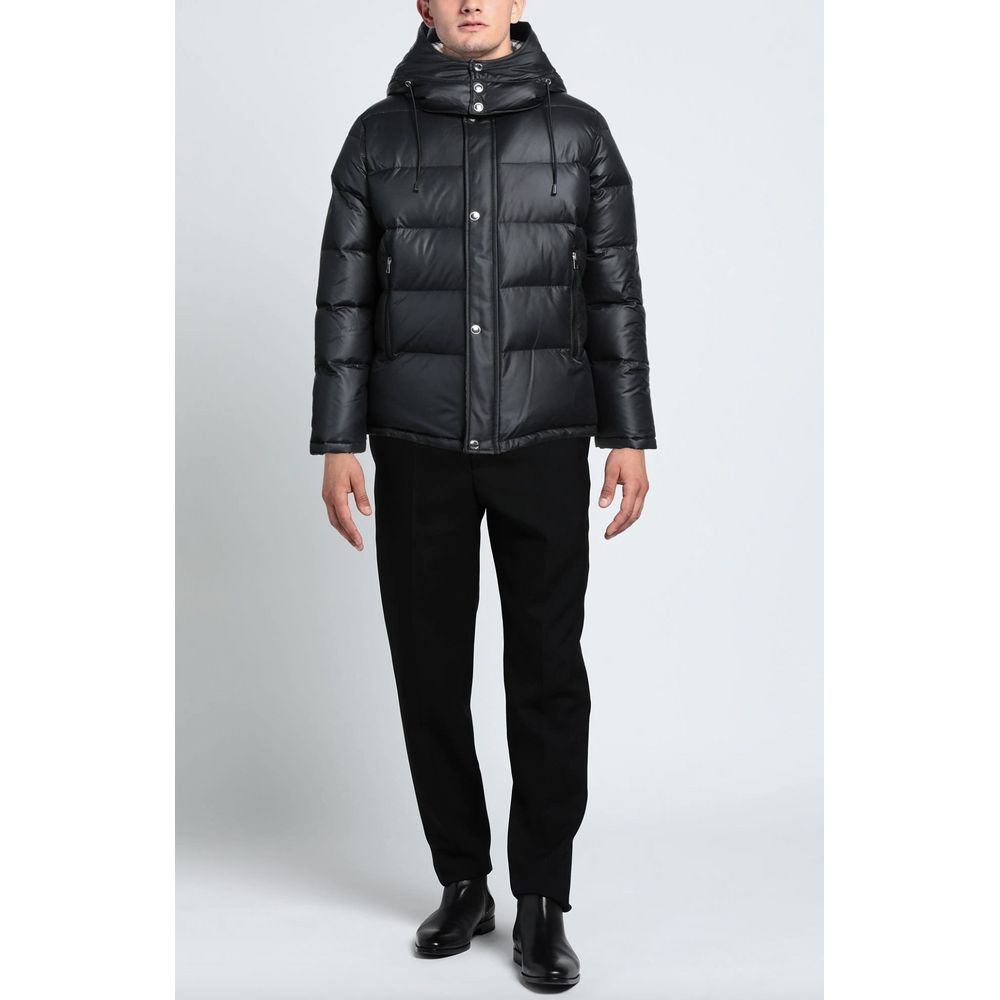 Aquascutum Schwarze Polyester Herren Jacke