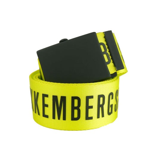 Bikkembergs Gelber Polyester Herrengürtel