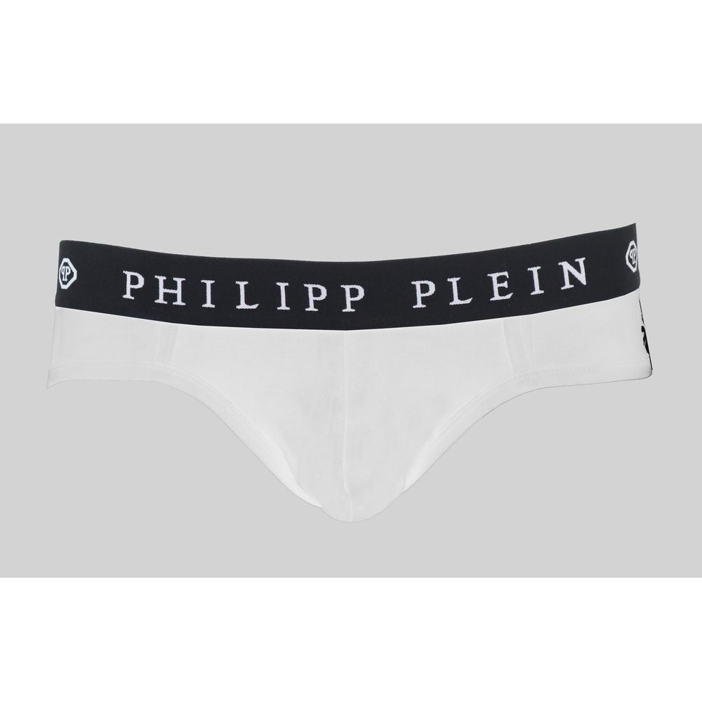 Philipp Plein Weiße Baumwolle Männer Boxer Short