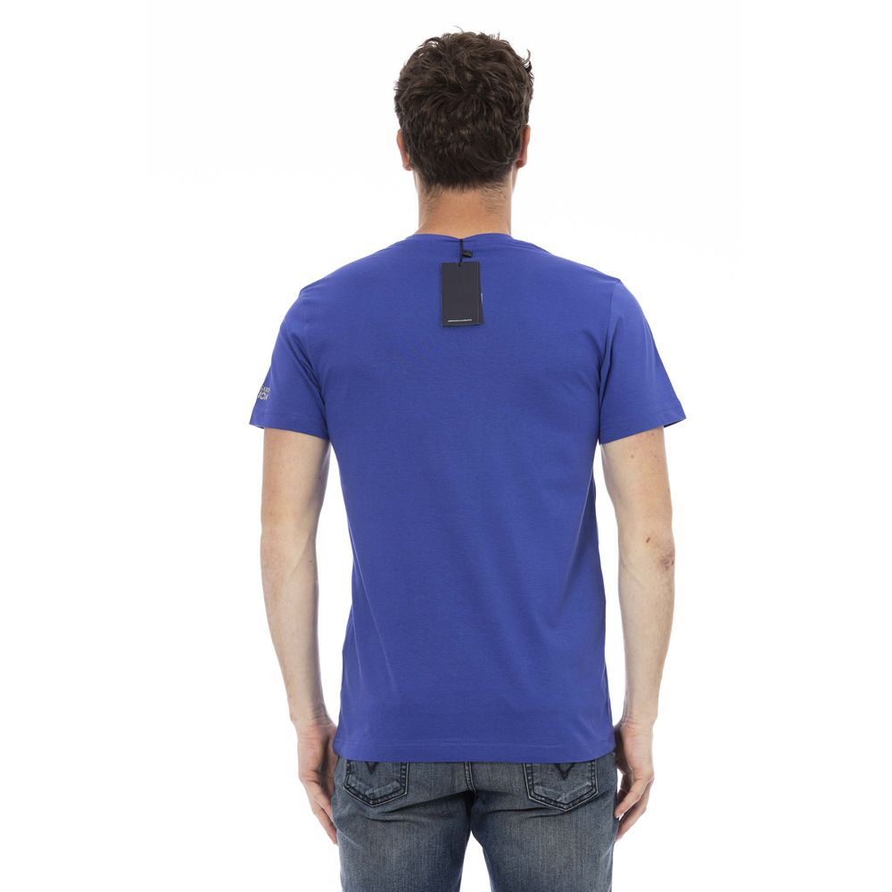 Trussardi Action "Blaues Baumwoll-T-Shirt für Herren"