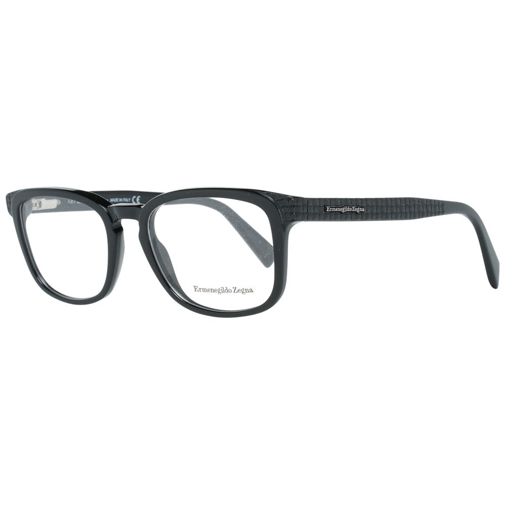 Ermenegildo Zegna Schwarze Kunststoff-Brille (Rahmen)