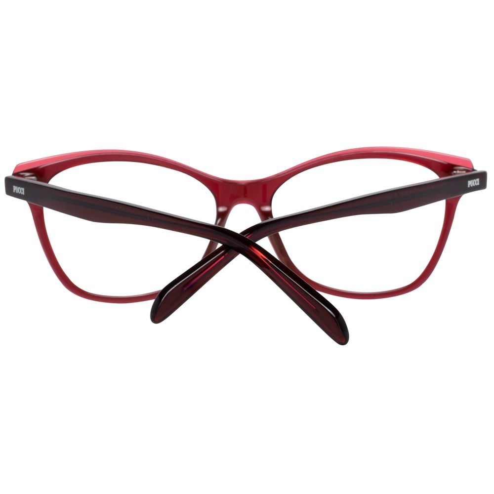 Emilio Pucci Rote Kunststoffbrille (Rahmen)