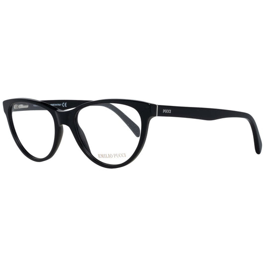 Emilio Pucci Elegante schwarze Kunststoff-Brille (Rahmen)