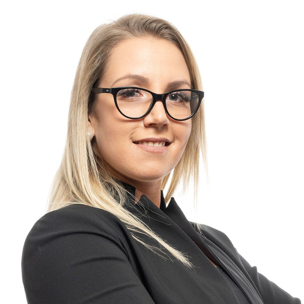 Emilio Pucci Elegante schwarze Kunststoff-Brille (Rahmen)