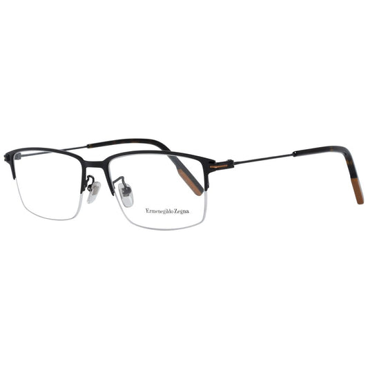 Ermenegildo Zegna Schwarze Metallbrille (Gestelle)
