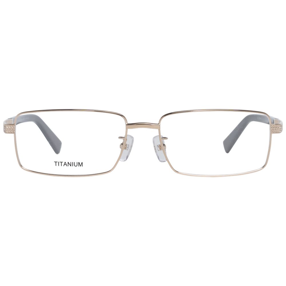 Ermenegildo Zegna Gold-Titan-Brille (Gestelle)