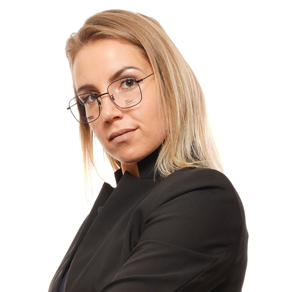 Tommy Hilfiger Schwarze Metall- und Kunststoffbrille (Gestelle)