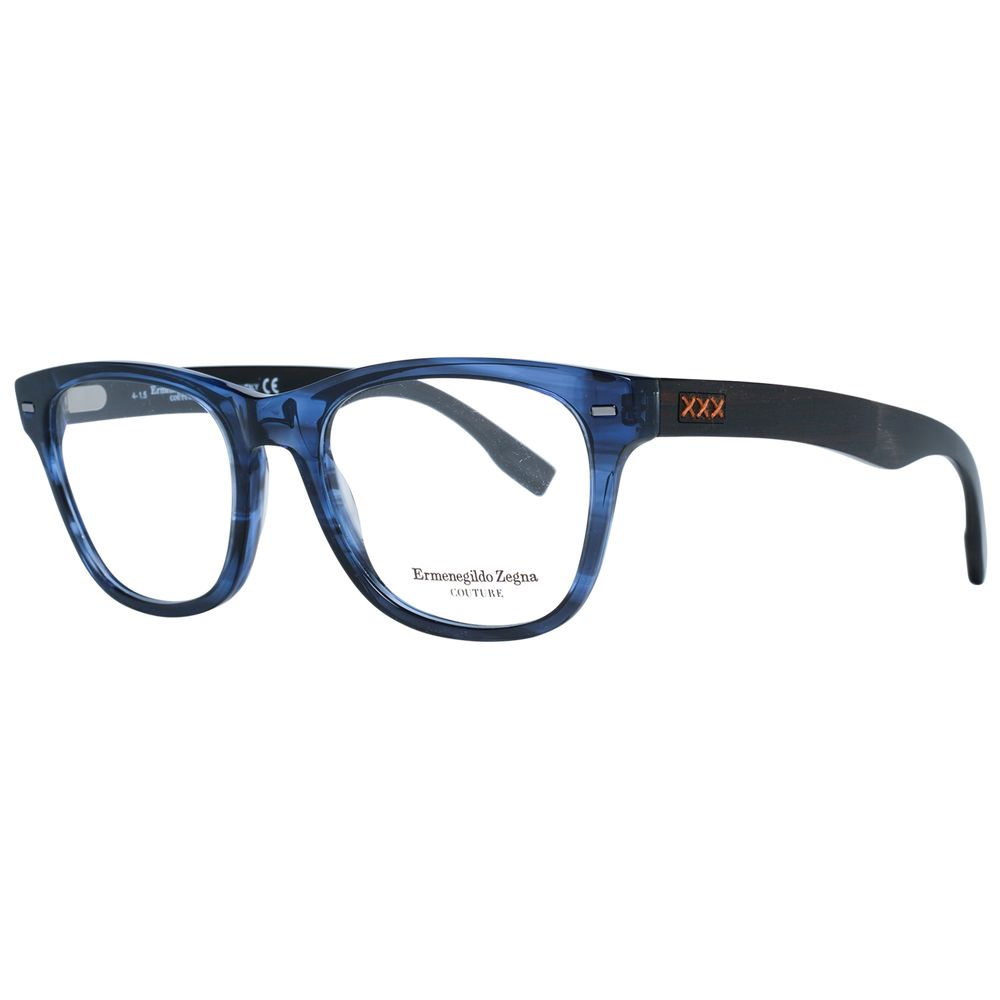Ermenegildo Zegna Blaue Kunststoffbrille (Rahmen)