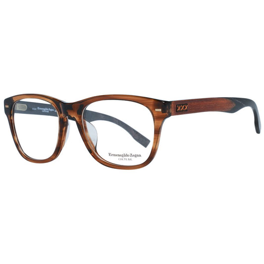 Ermenegildo Zegna Braune Kunststoff-Brille (Rahmen)