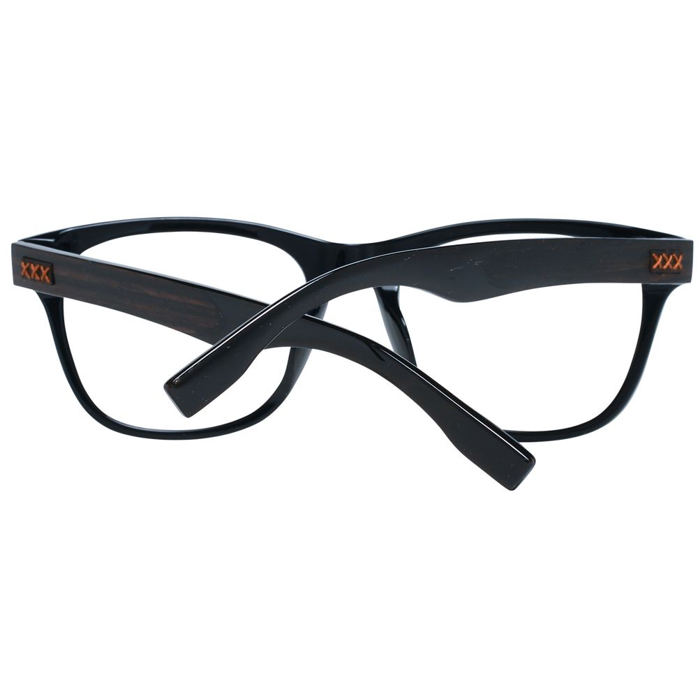Ermenegildo Zegna Schwarze Kunststoffbrille (Rahmen)