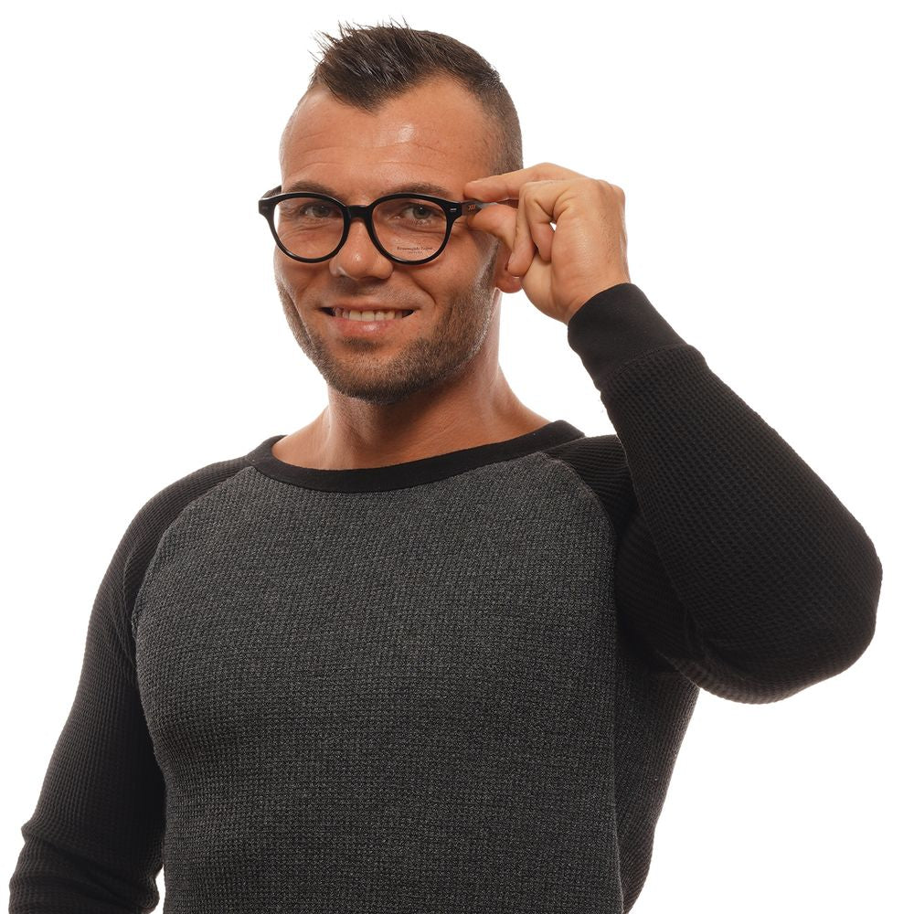Ermenegildo Zegna Schwarze Kunststoffbrille (Rahmen)