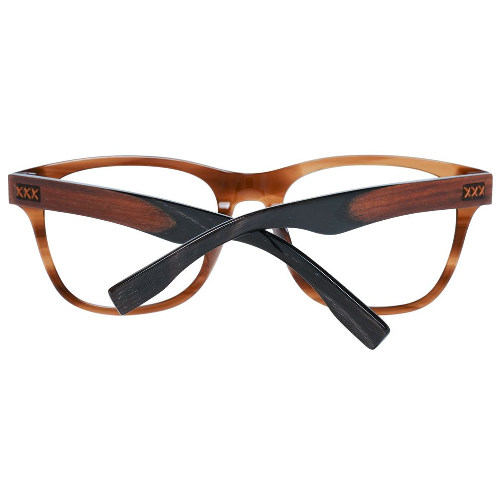 Ermenegildo Zegna Braune Kunststoff-Brille (Rahmen)