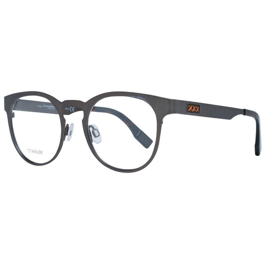 Ermenegildo Zegna Grau-Titan-Brille (Rahmen)