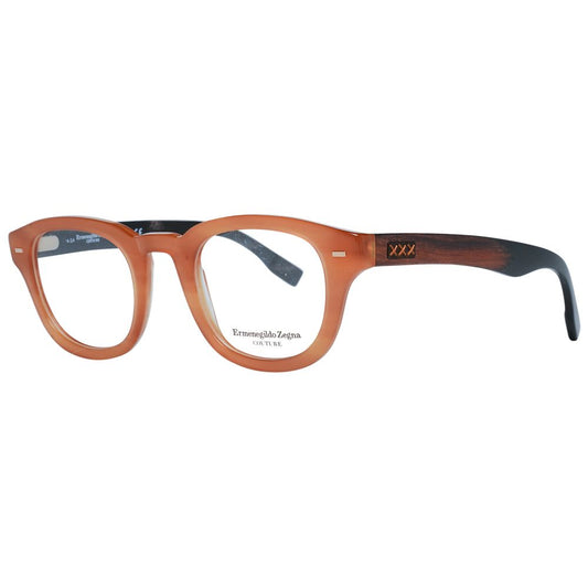 Ermenegildo Zegna Braune Kunststoff-Brille (Rahmen)