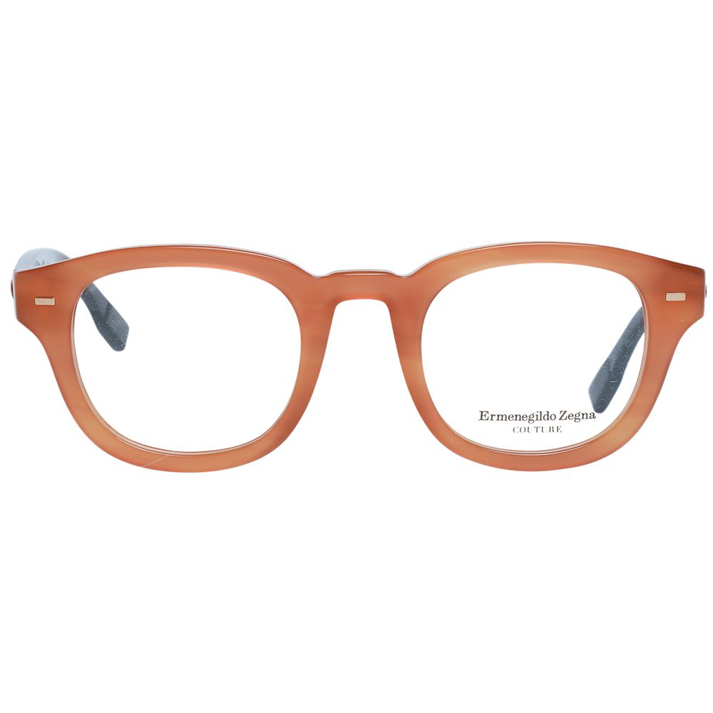 Ermenegildo Zegna Braune Kunststoff-Brille (Rahmen)