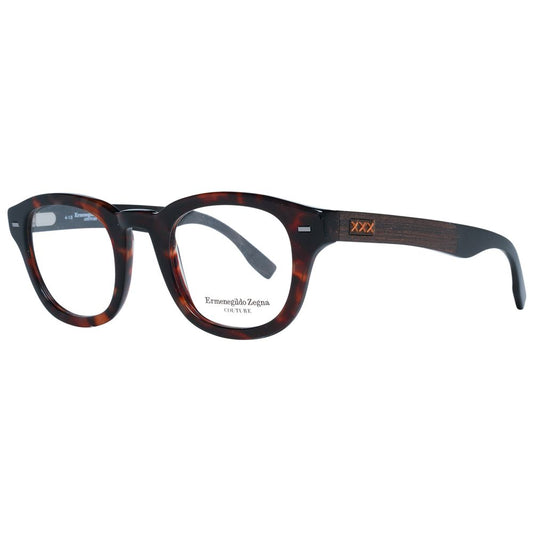 Ermenegildo Zegna Braune Kunststoff-Brille (Rahmen)
