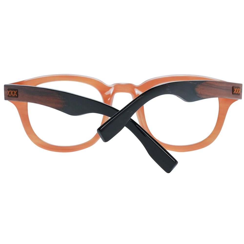 Ermenegildo Zegna Braune Kunststoff-Brille (Rahmen)