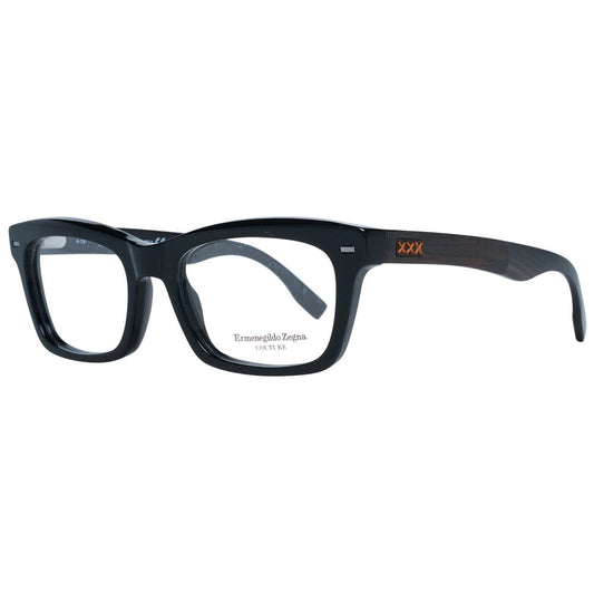 Ermenegildo Zegna Schwarze Kunststoff-Brille (Rahmen)