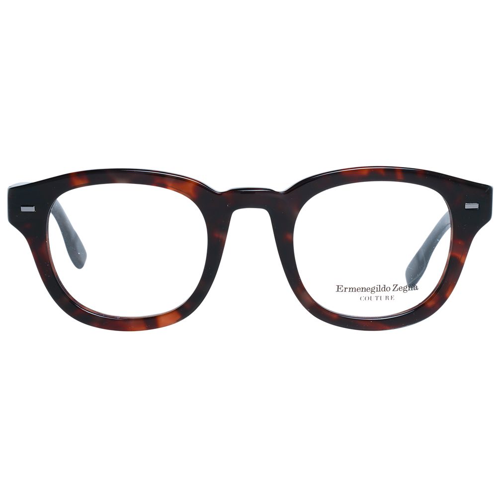Ermenegildo Zegna Braune Kunststoff-Brille (Rahmen)