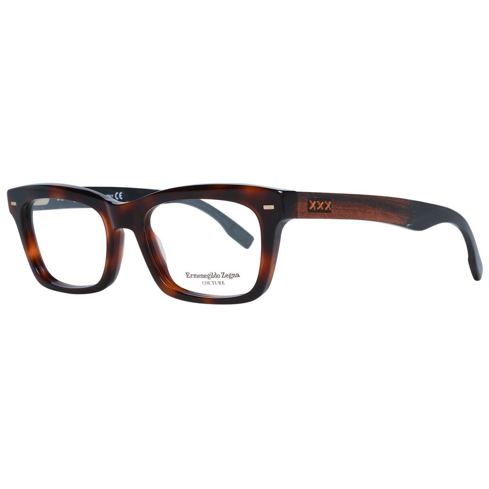 Ermenegildo Zegna Braune Kunststoff-Brille (Rahmen)