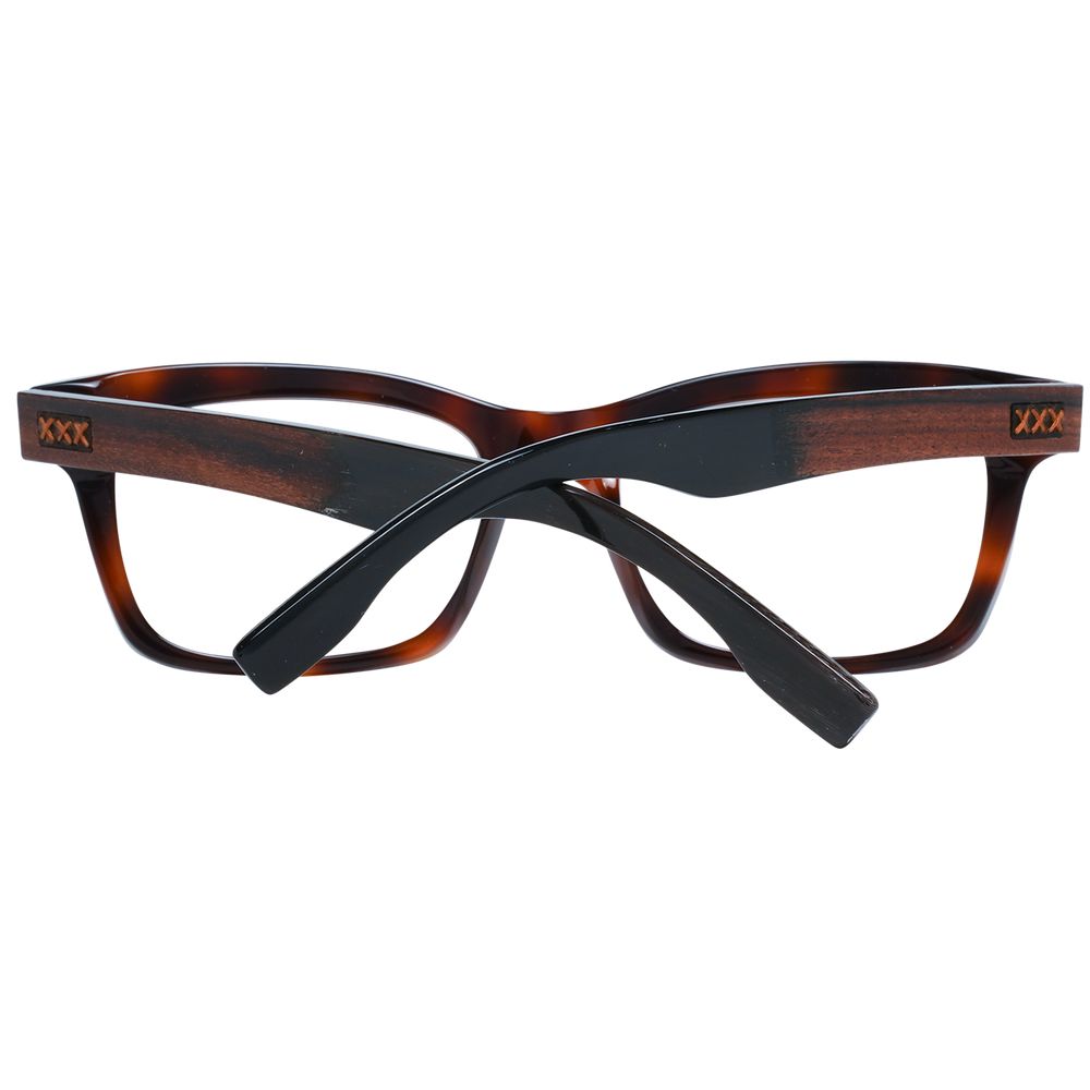 Ermenegildo Zegna Braune Kunststoff-Brille (Rahmen)