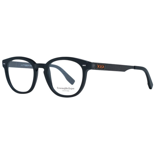 Ermenegildo Zegna Schwarze Kunststoff-Brille (Rahmen)
