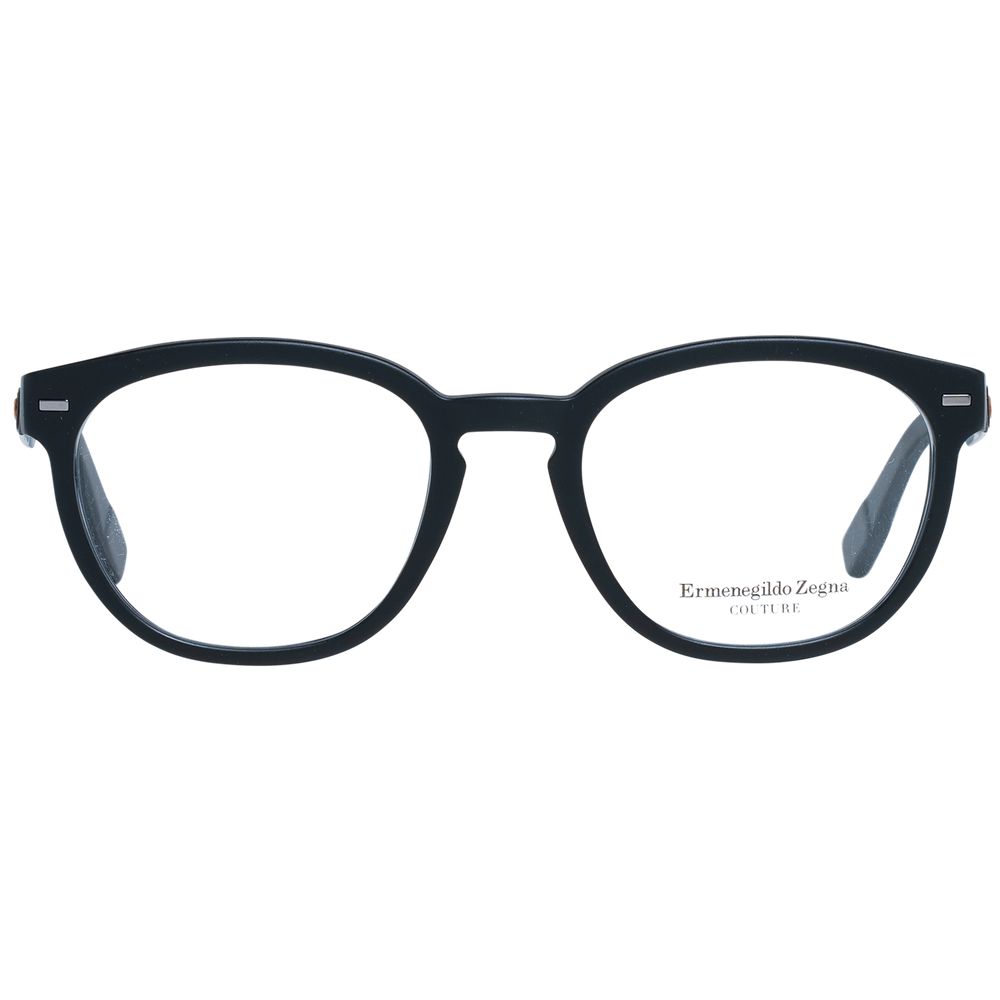 Ermenegildo Zegna Schwarze Kunststoff-Brille (Rahmen)