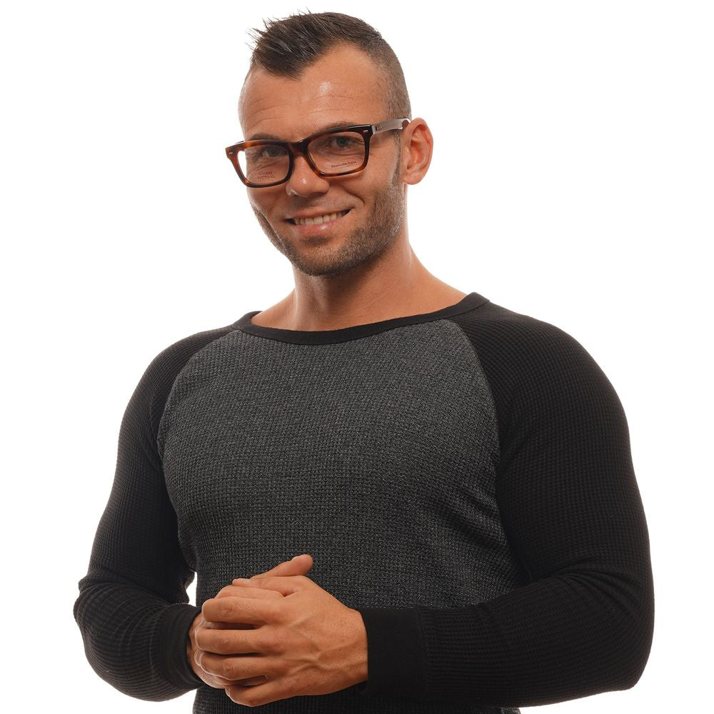 Ermenegildo Zegna Braune Acetat-, Holz- & Hornbrille (Rahmen)