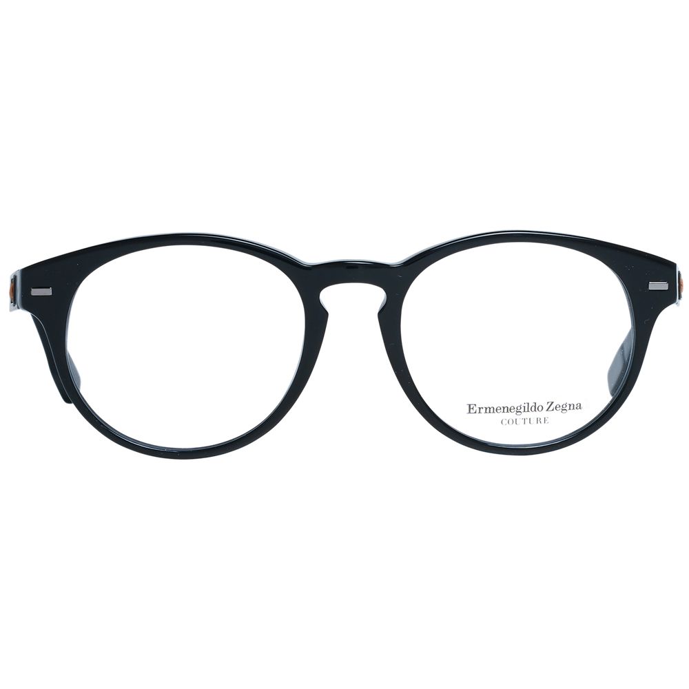 Ermenegildo Zegna Schwarze Kunststoffbrille (Rahmen)